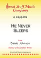He Never Sleeps SATB choral sheet music cover